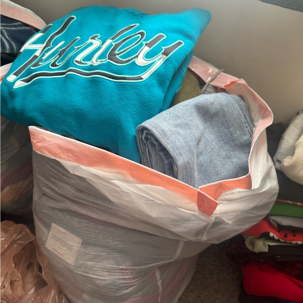 3 big bags full of boys clothing. (Full wardrobe)